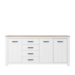 Elara Sideboard Cabinet 206cm in White, image 4