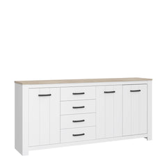 Elara Sideboard Cabinet 206cm in White, image 2