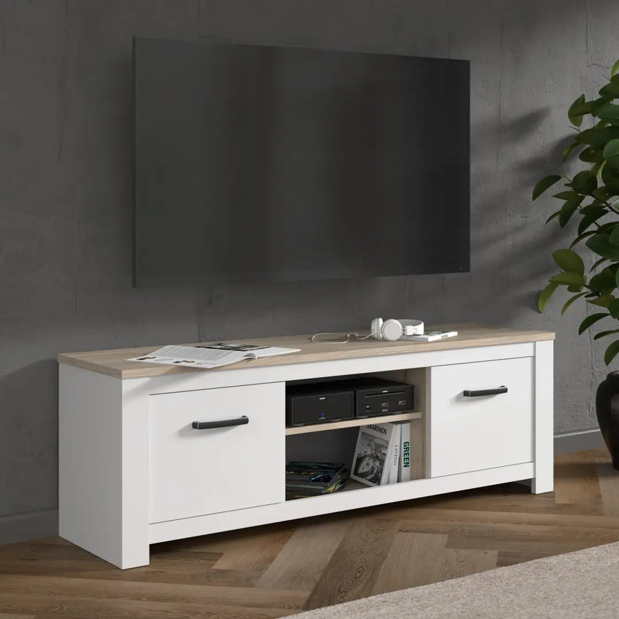 Elara TV Cabinet 161cm in White