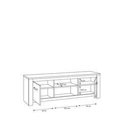 Elara TV Cabinet 161cm in White, image 7