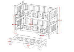 Emily Bunk Bed with Trundle and Storage - product image 18