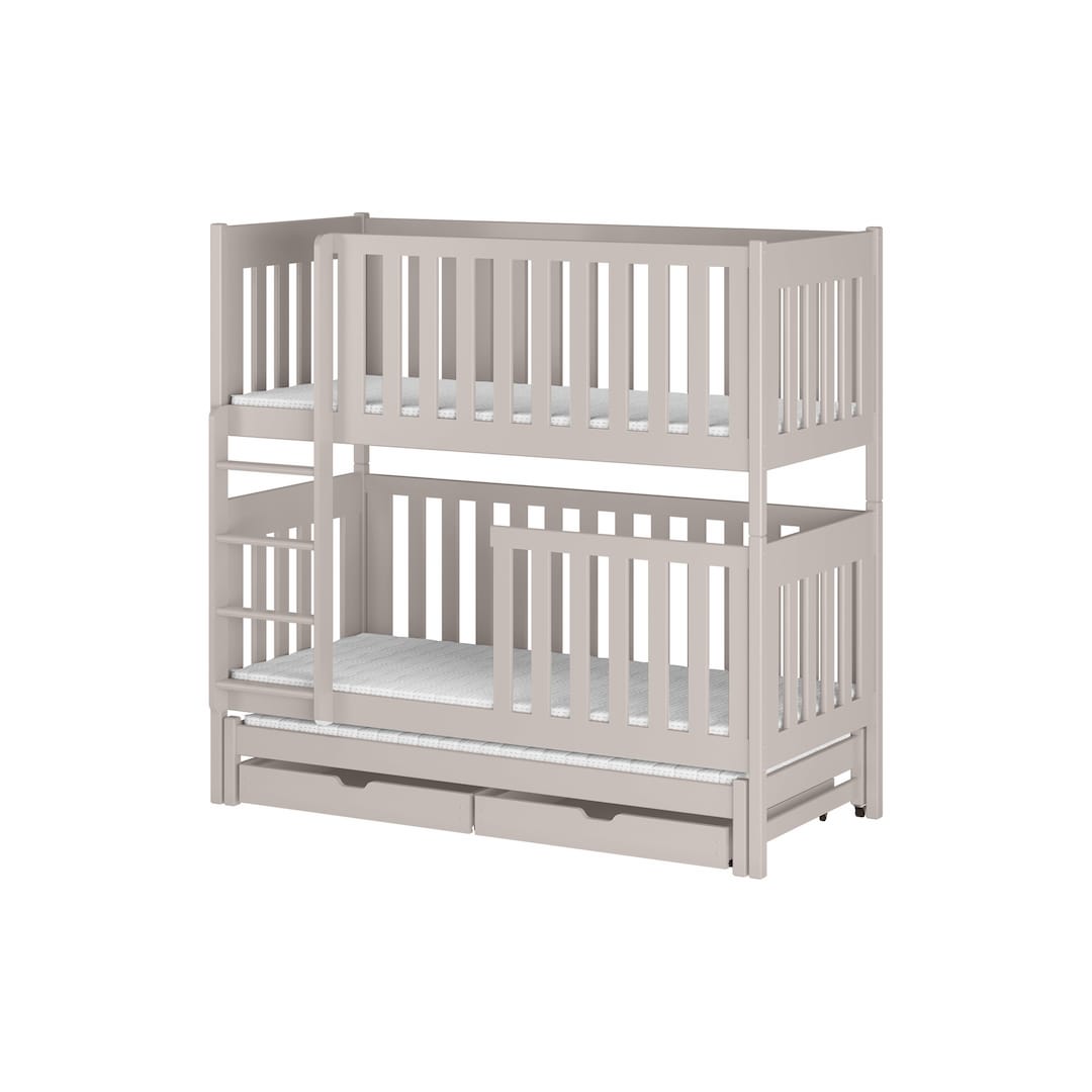 Emily Bunk Bed with Trundle and Storage