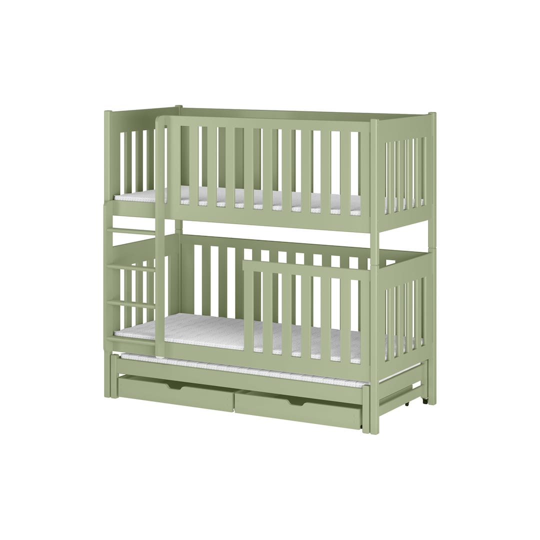 Emily Bunk Bed with Trundle and Storage