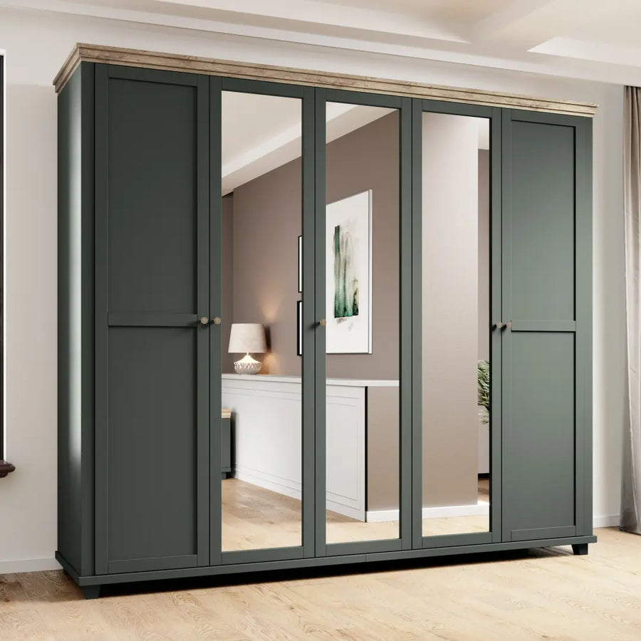 Evora 21 Hinged Wardrobe 246cm