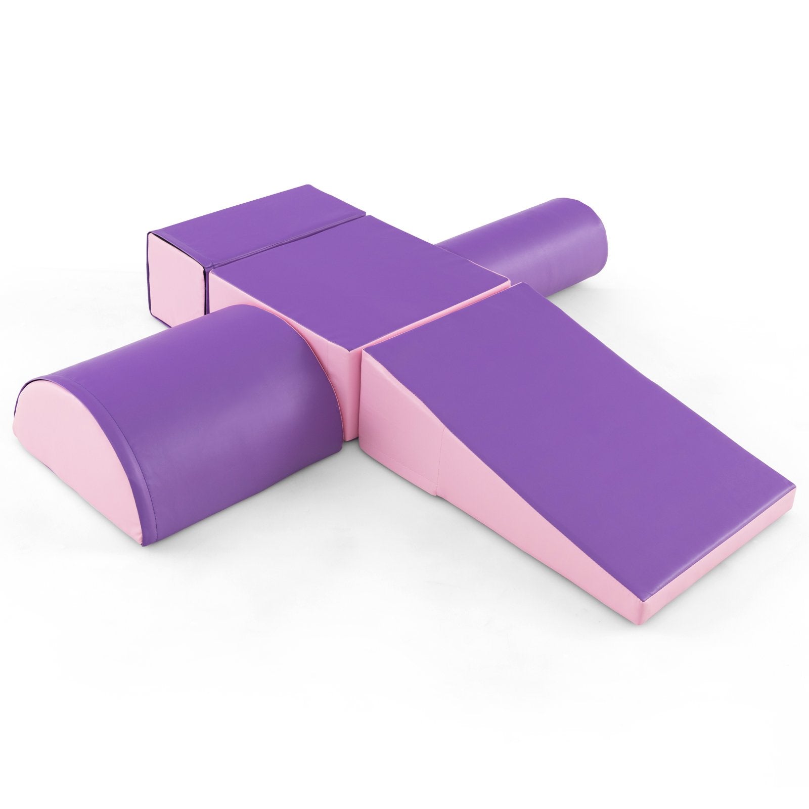 5-Piece Soft Waterproof Kids Climb &amp;amp;amp;amp;amp;amp;amp; Crawl Activity Playset-Purple