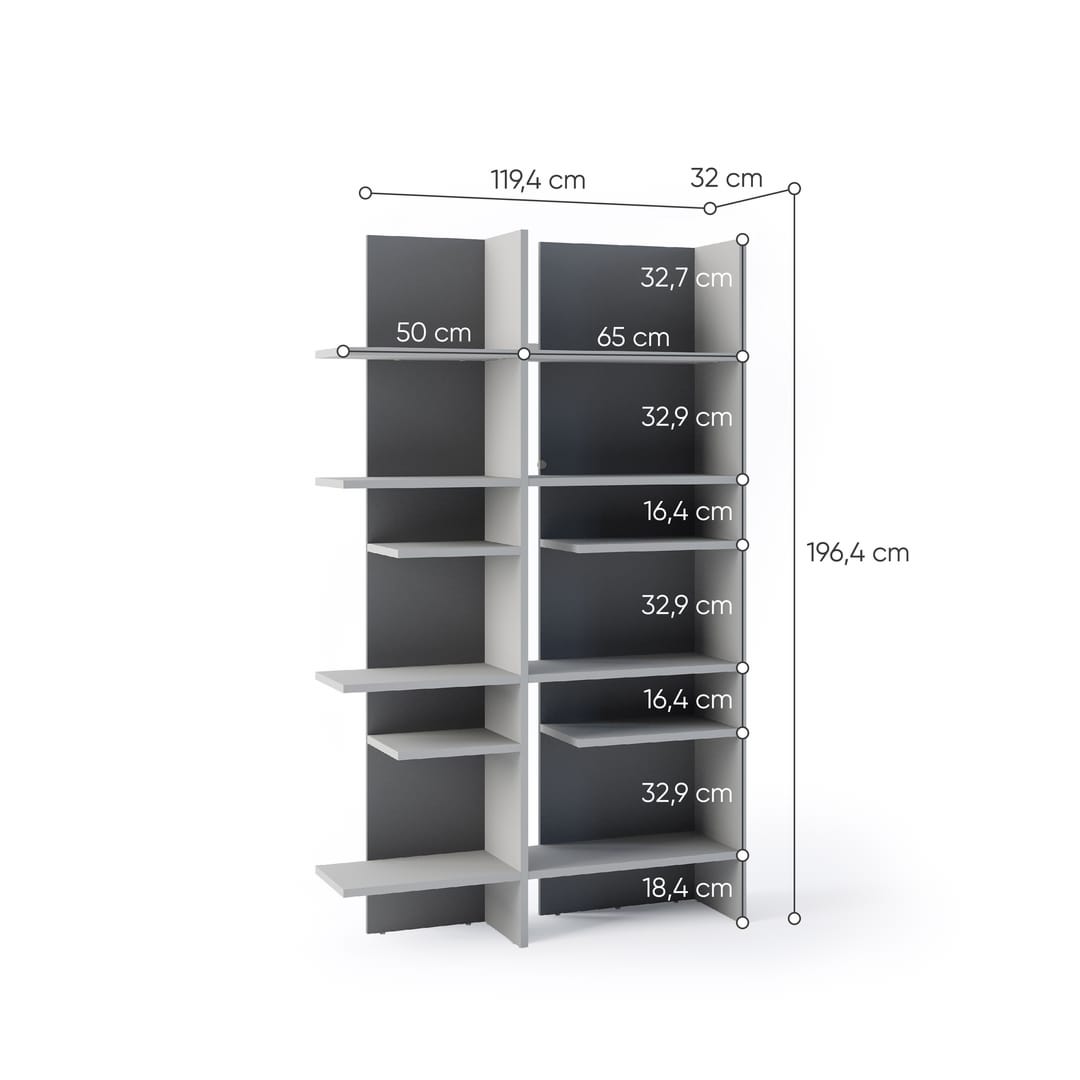 Fitt FL-01P Bookcase 119cm