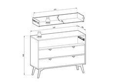 Forest Chest Of Drawers 106cm - product image 12