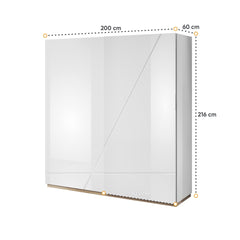 Futura FU-12 Sliding Door Wardrobe 200cm - product image 5