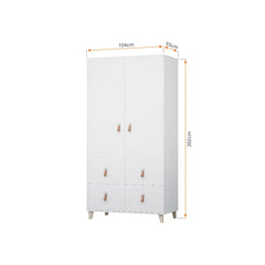 Figo FG-06 Hinged Wardrobe 104cm