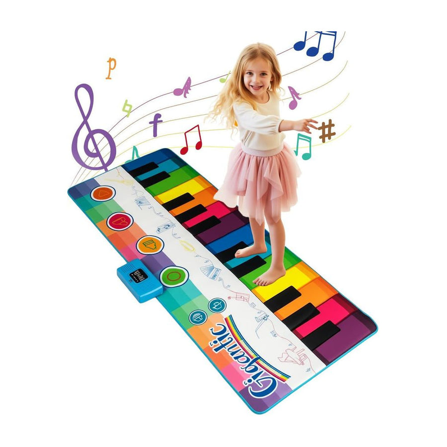 Floor Piano Dance Mat with 8 Instrument Sounds and Built-in Music-M