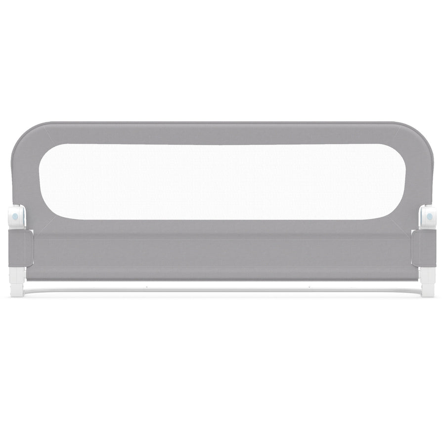 Foldable Bed Rail for Toddlers 148 Long with Removable Cover-Grey