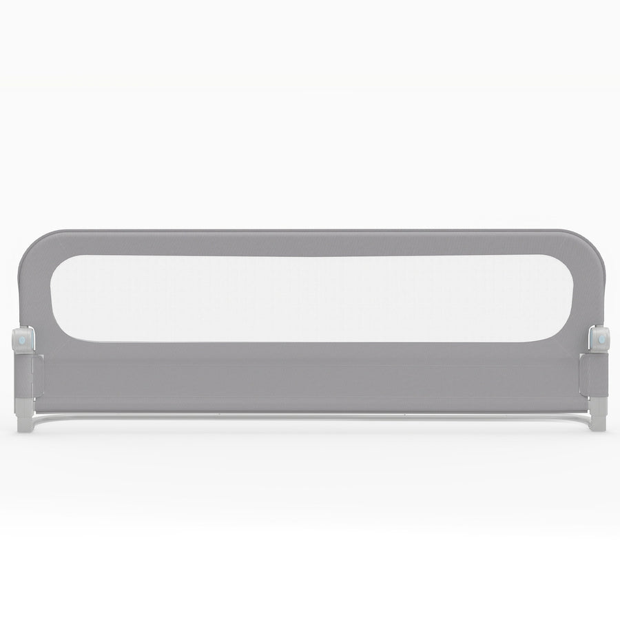 Foldable Bed Rail for Toddlers 178 Long with Removable Cover-Grey