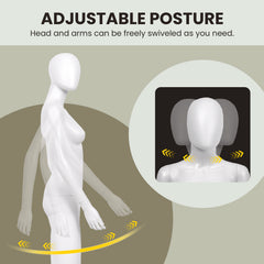177 cm Full Body Female Mannequin with Adjustable Postures