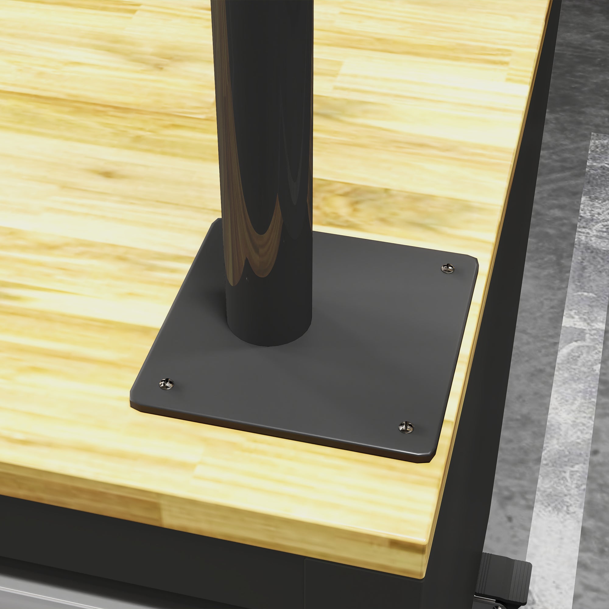 HOMCOM Bike Repair Stand, with Adjustable Clamp, Black