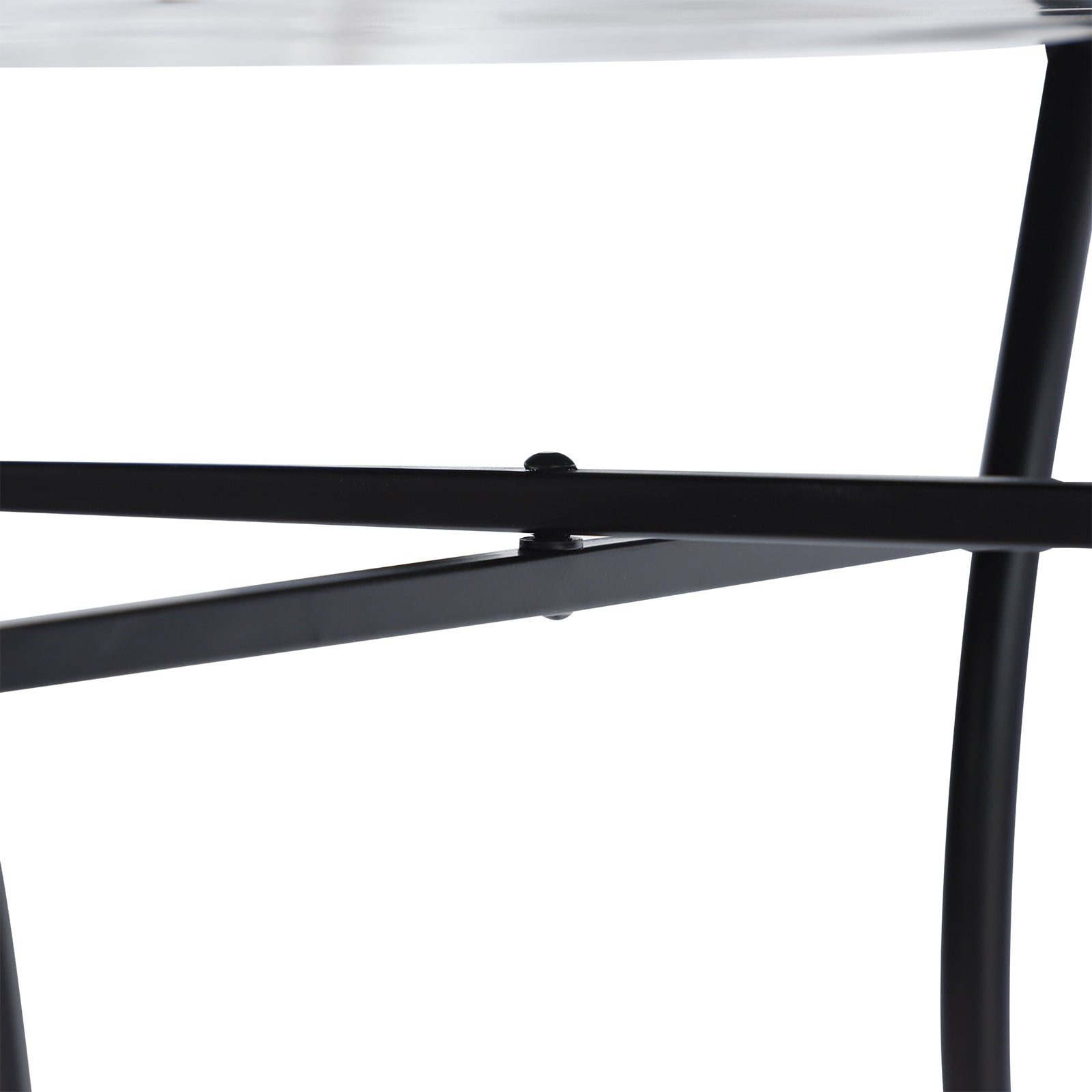 Outsunny 60 cm Mosaic Garden Table, Small Round Outdoor Side Table with Ceramic Top, Plant Stand for Patio, Balcony, Orange and White