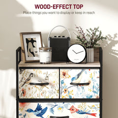 HOMCOM 4-Drawer Chest of Drawers - White