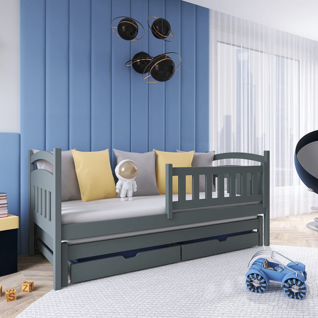 Galaxy Bed with Trundle and Storage
