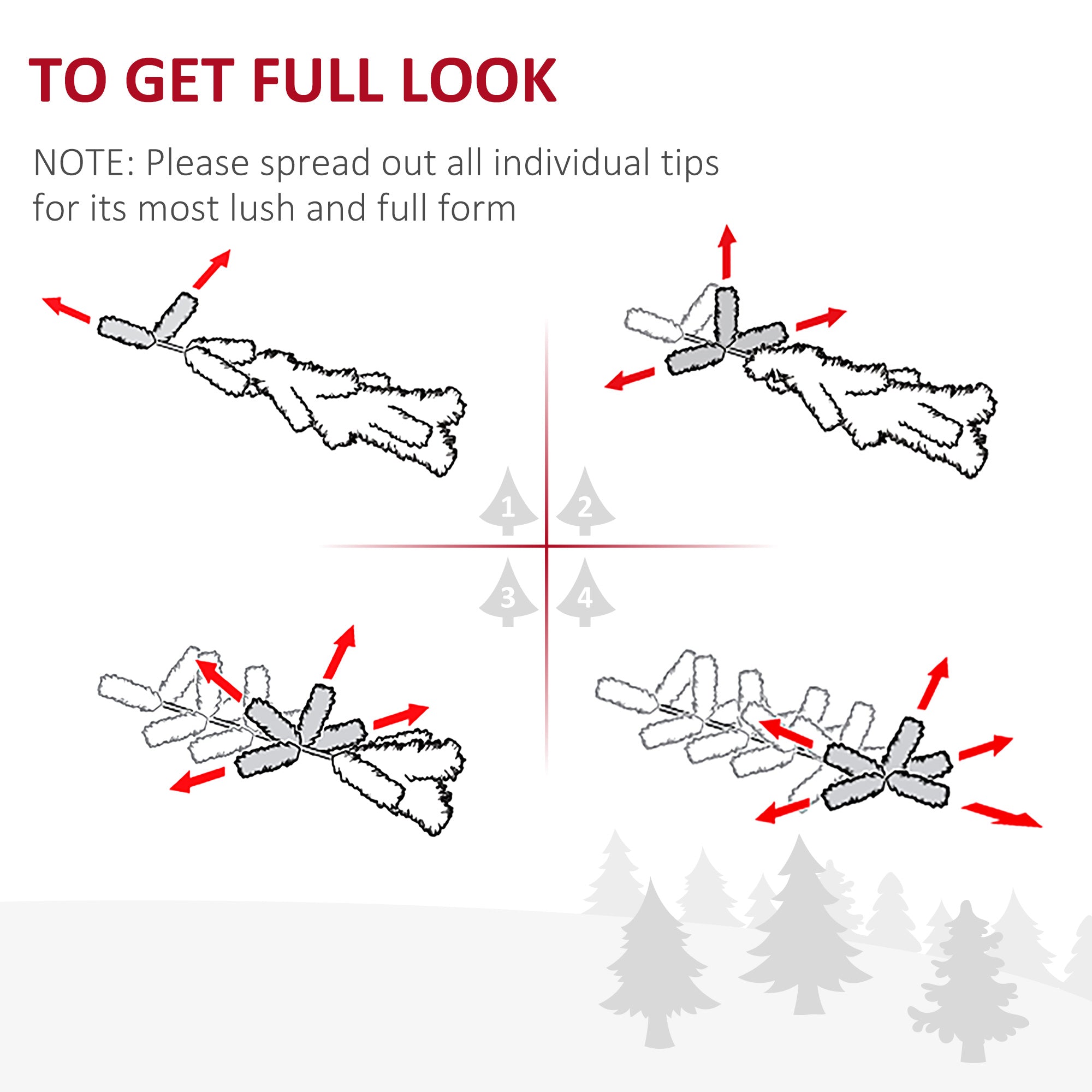 HOMCOM 5FT Multicoloured Artificial Christmas Tree w/ Fibre Optic Lights Pre-Lit Modes Metal Stand Star Holder Home Seasonal Decoration