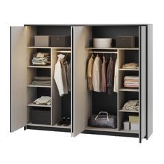 Gris Hinged Door Wardrobe 250cm - product image 5