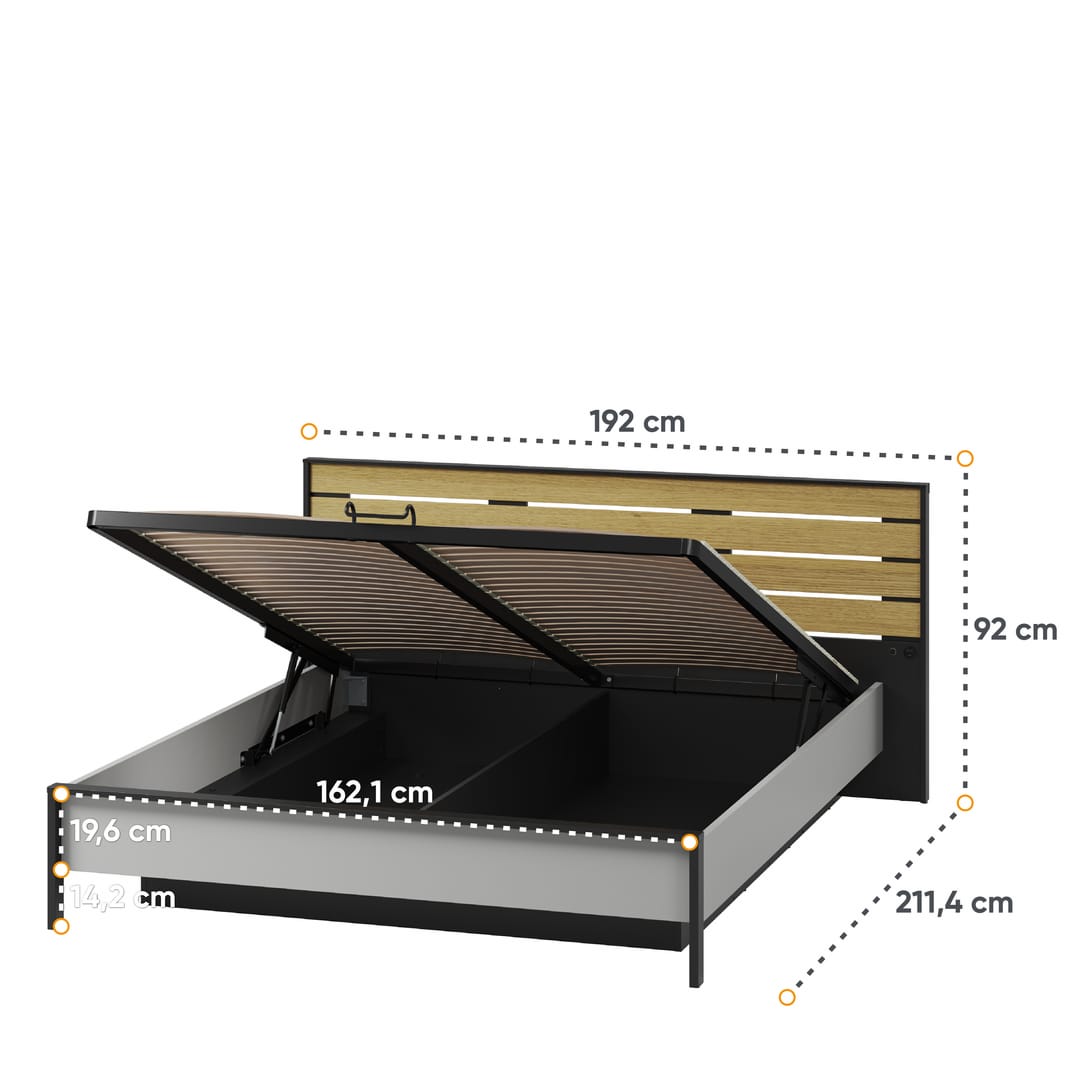 Gris Ottoman Bed [EU King] - product image 4