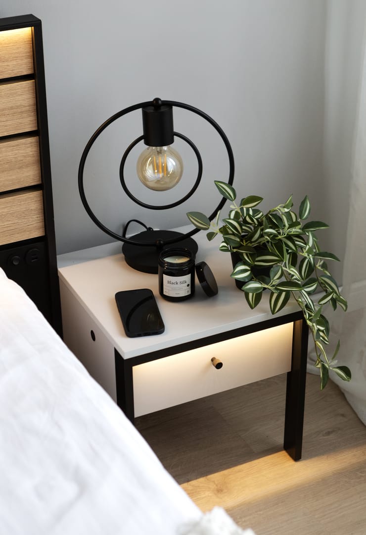 Gris Bedside Table 40cm - product image 5