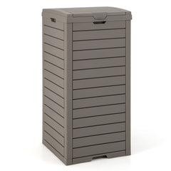 117.5 L Gallon Large Trash Bin in Coffee