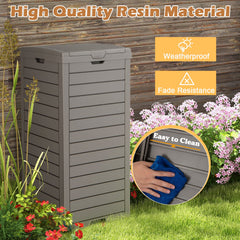 117.5 L Gallon Large Trash Bin in Coffee, image 7