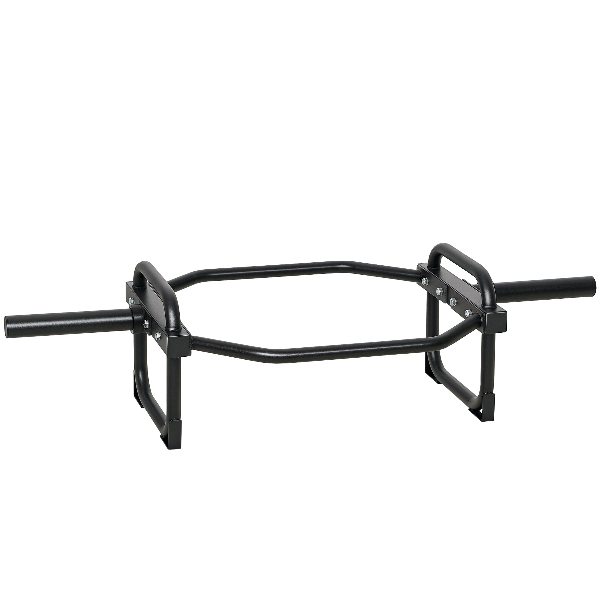 SPORTNOW Olympic Trap Bar, 2" Hex Barbell Bar with 300kg Capacity for Deadlifts, Shrugs, Squats and Farmer Walks