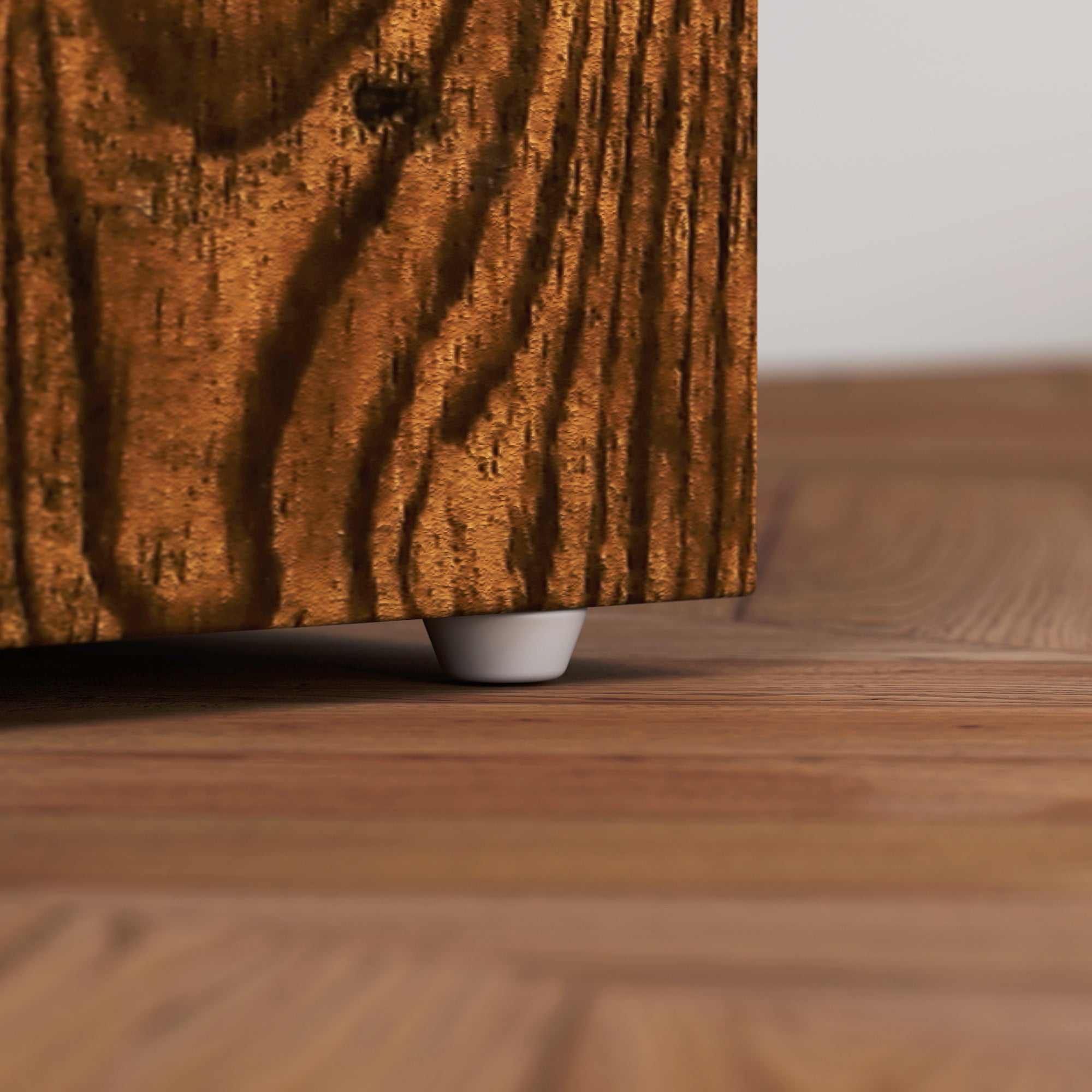 HOMCOM Computer Desk, Writing Table, PC Workstation with 3 Storage Shelves and Drawers, Silver Handle, for Home Office, Rustic Brown