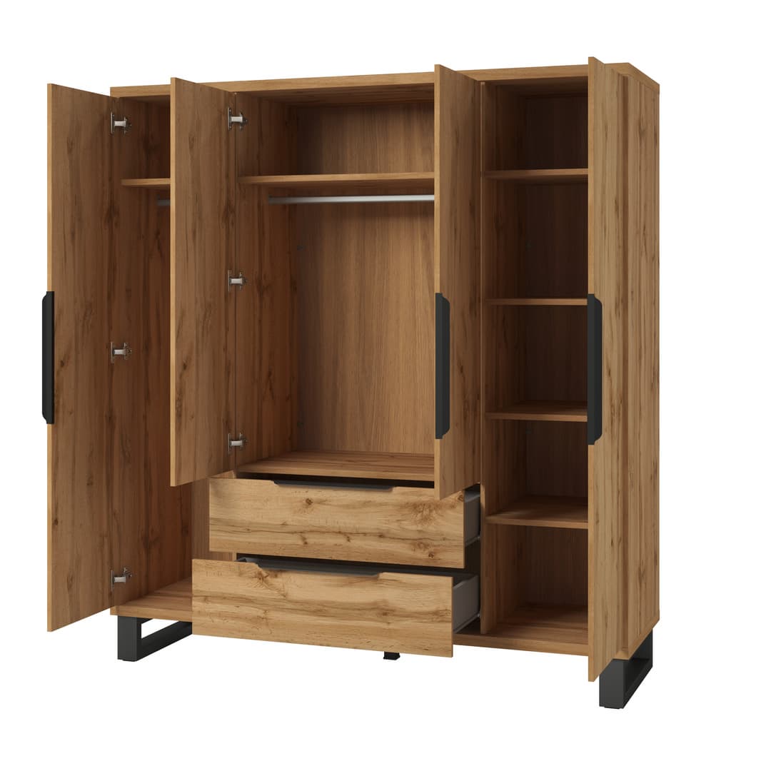 Halle Hinged Door Wardrobe 191cm - product image 3