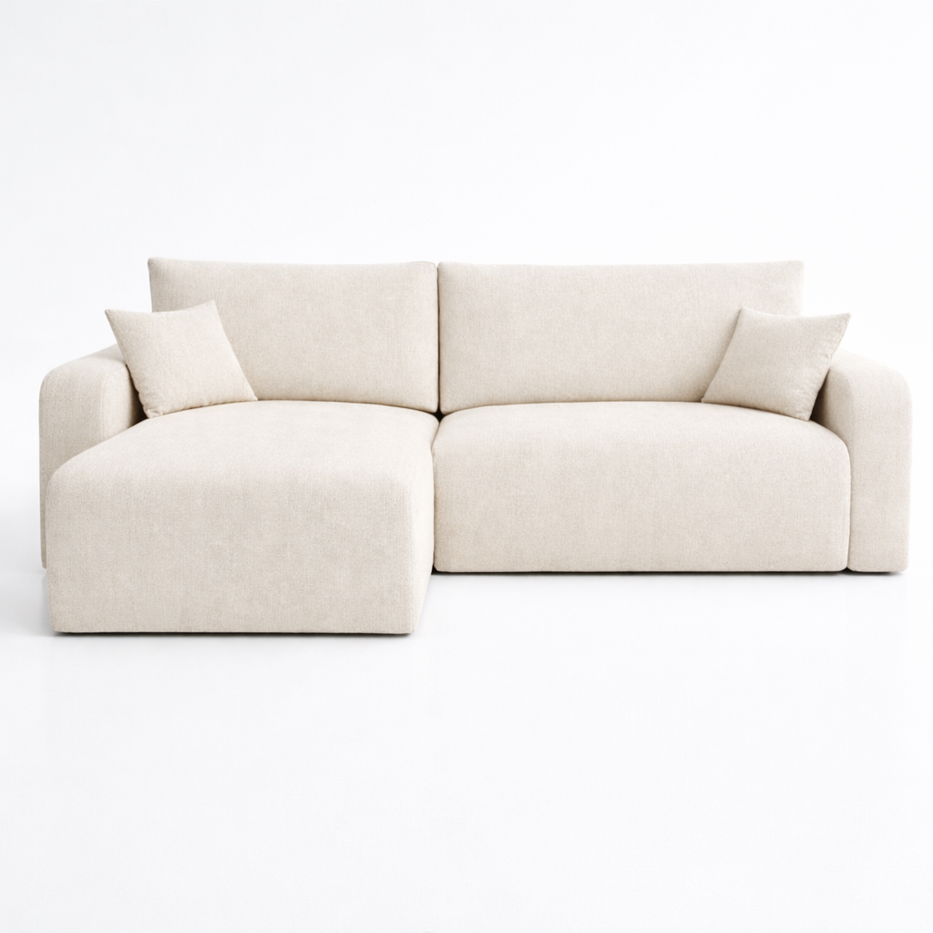 Corner Sofa Bed HAVANA Cream