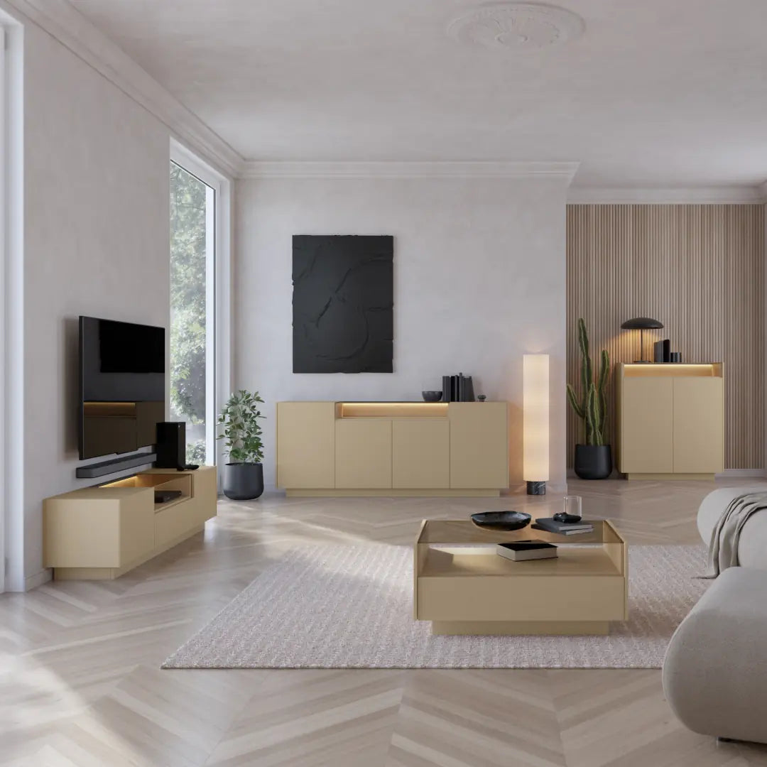 Hiro Highboard Cabinet 103cm
