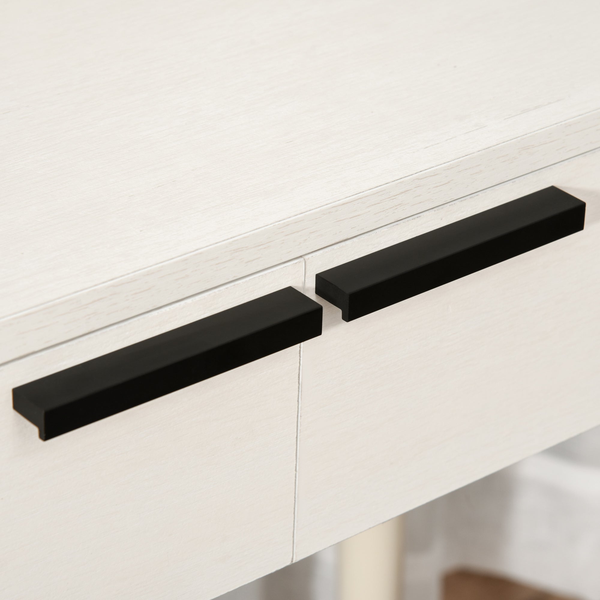 HOMCOM Dressing Table with Mirror and Stool, Vanity Makeup Desk Set with 2 Drawers, Cushioned Stool and Make-up Organiser for Bedroom and Dressing Room, 80 x 40 x 123 cm, White