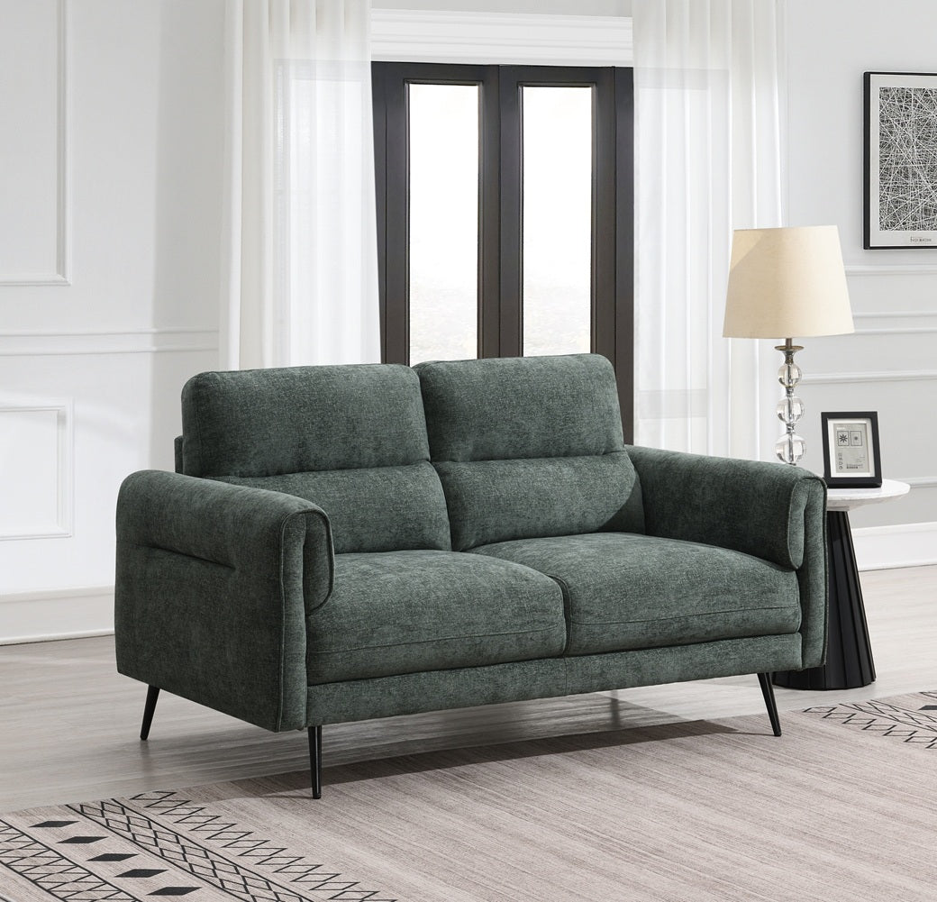 Oakmere Corner Sofa Green Moss Right Hand