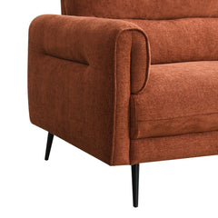 Oakmere Corner Sofa Burnt Orange Right Hand