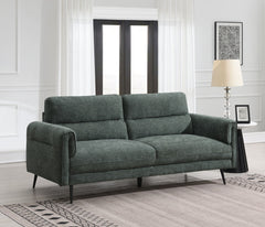 Oakmere Corner Sofa Green Moss Left Hand