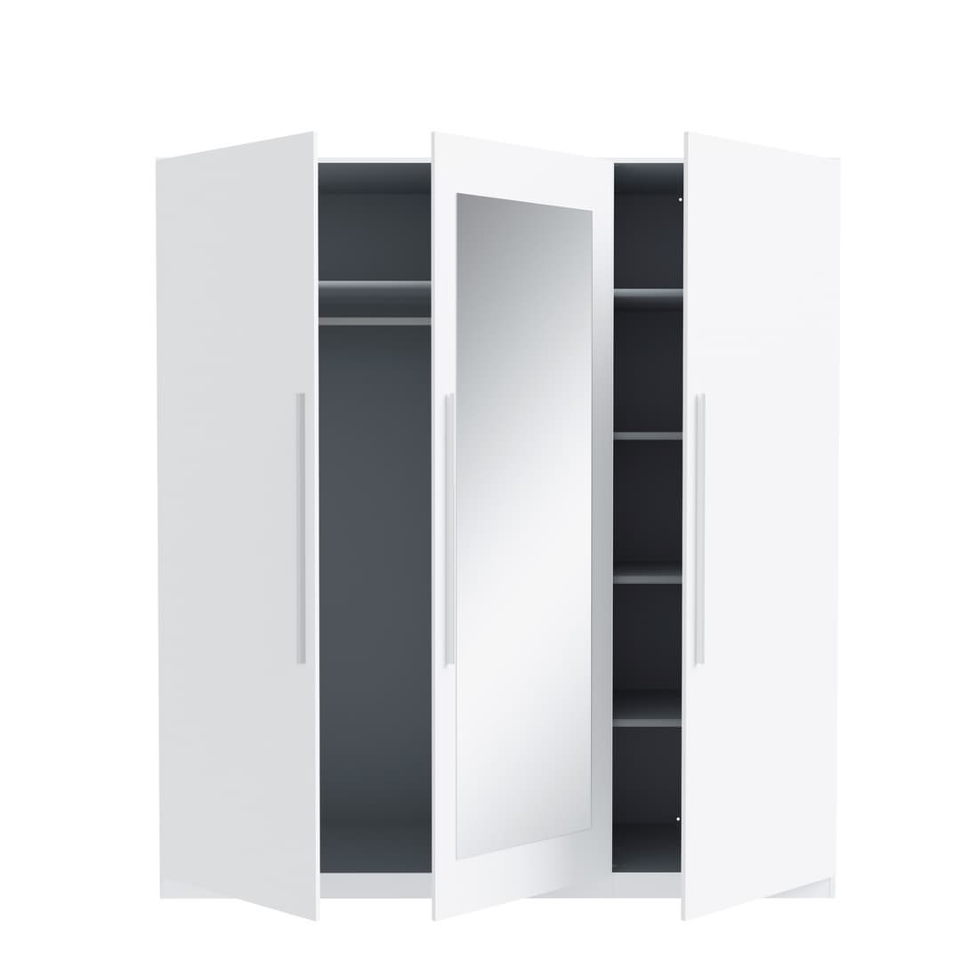 Helen Hinged Door Wardrobe 181cm, image 6