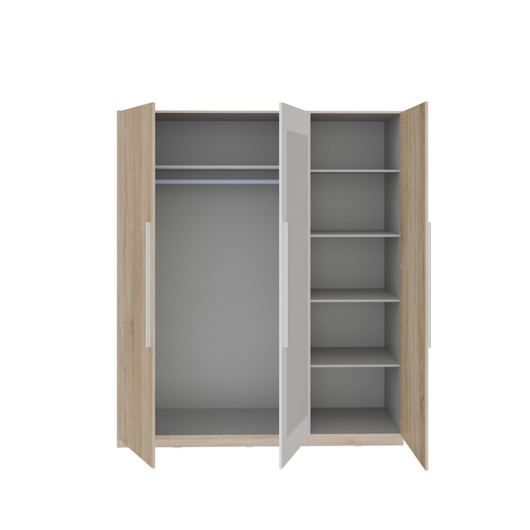 Helen Hinged Door Wardrobe 181cm, image 15