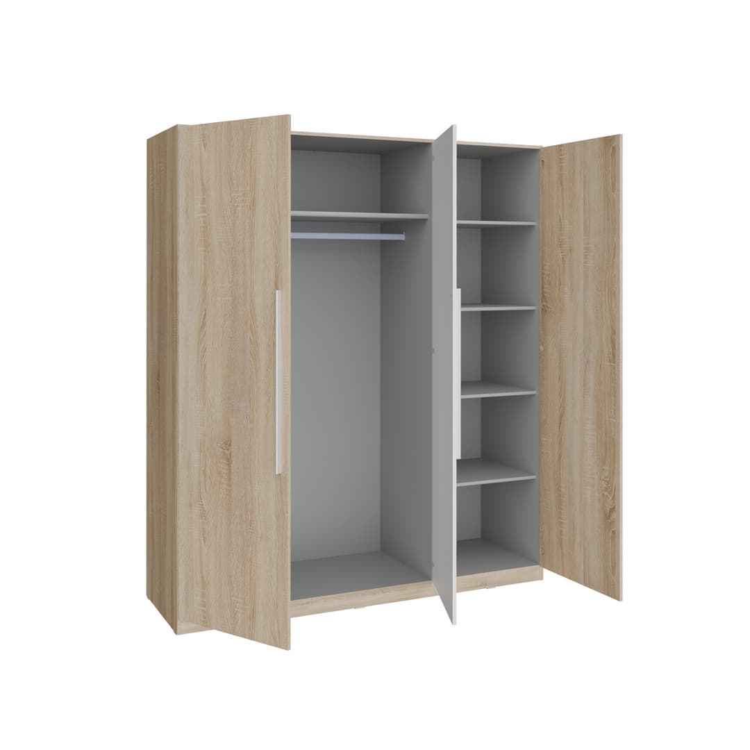 Helen Hinged Door Wardrobe 181cm, image 13