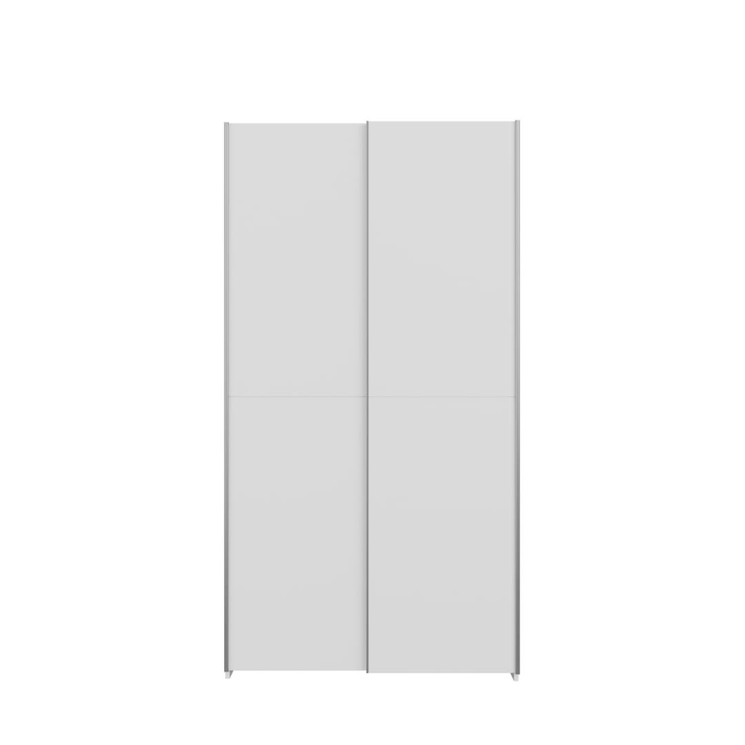 Hofsa Sliding Door Wardrobe 100cm in White, image 5