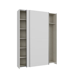 Hofsa Sliding Door Wardrobe 150cm in White, image 4