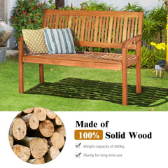 2 Seater Garden Bench for Balcony Patio Backyard and Poolside