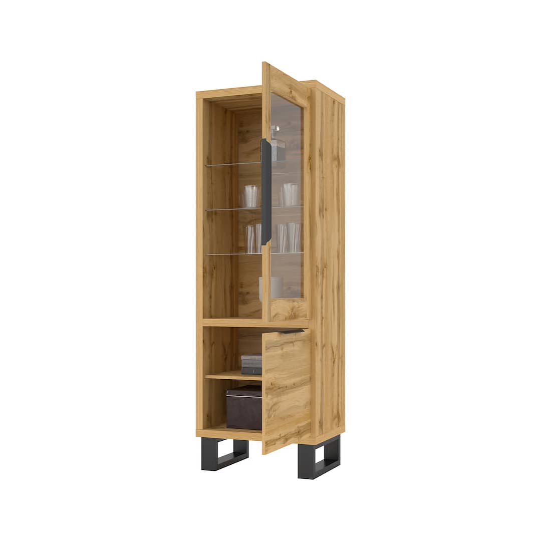 Halle 05 Tall Display Cabinet 84cm