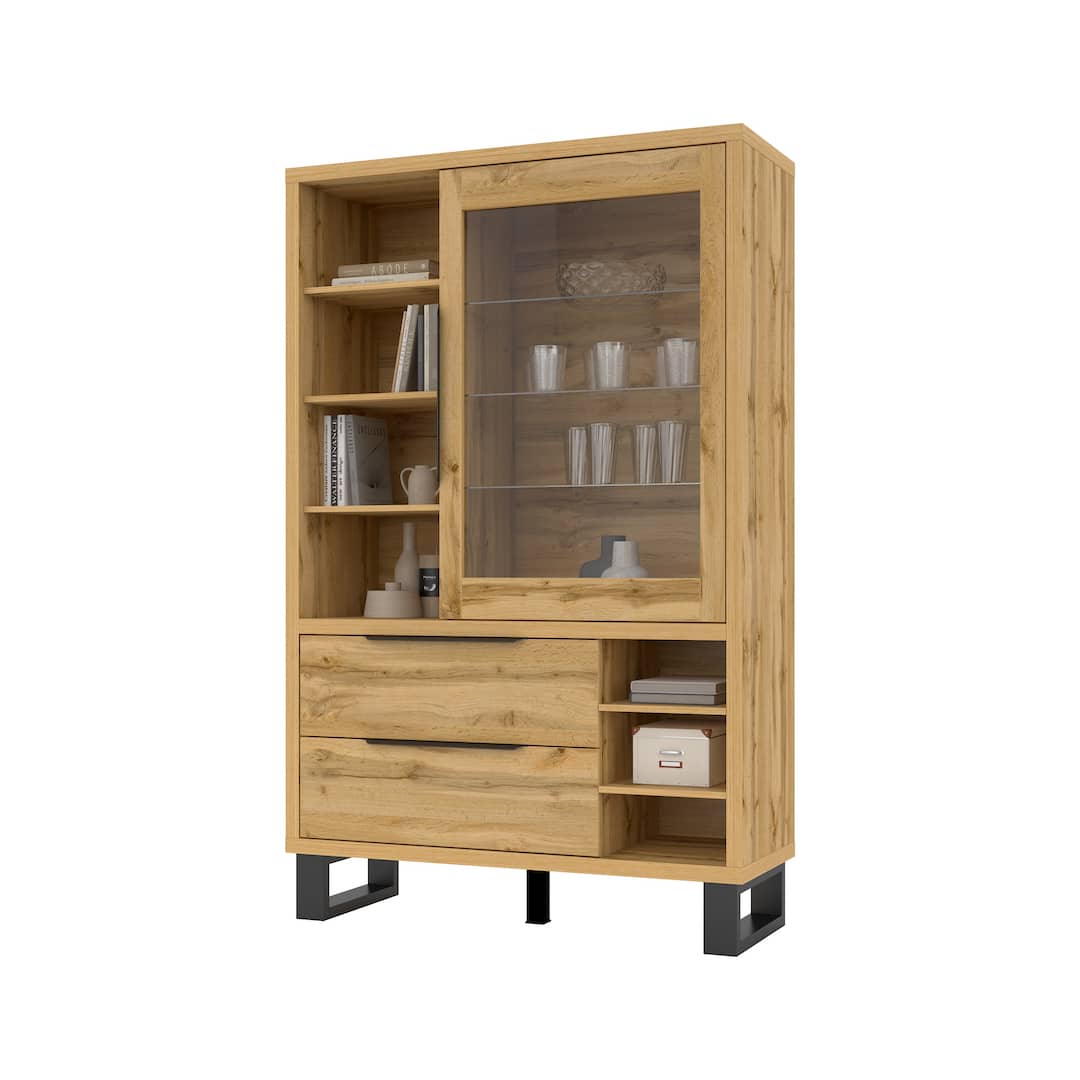 Halle 13 Tall Display Cabinet 120cm - product image 2