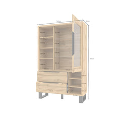 Halle 13 Tall Display Cabinet 120cm - product image 5