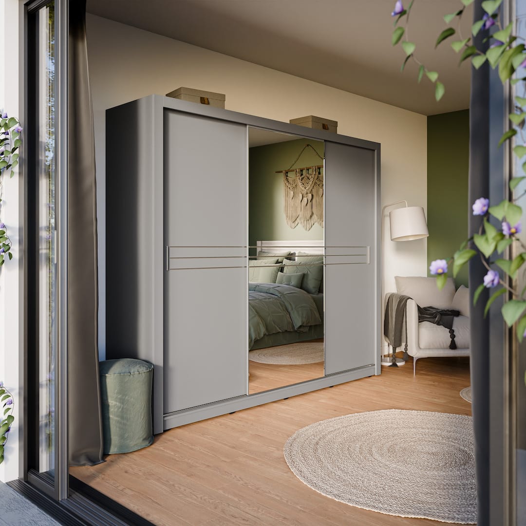 Havana 11 - 3 Sliding Door Wardrobe 250cm