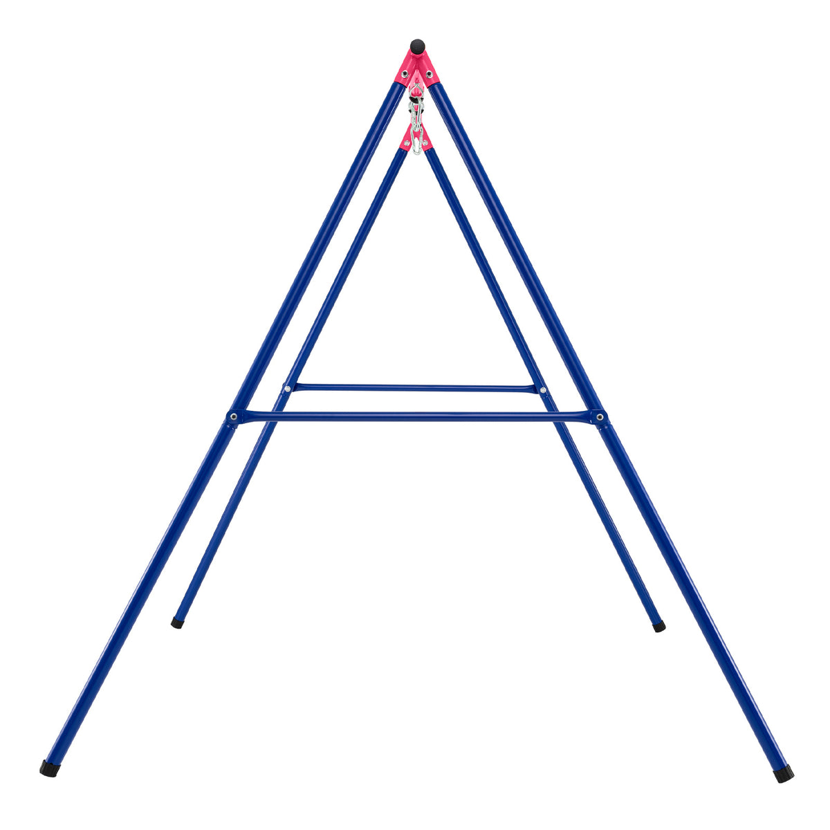 Heavy Duty Steel Swing Frame 1.8M Large A-Frame Swing Stand with Ground Stakes-Red