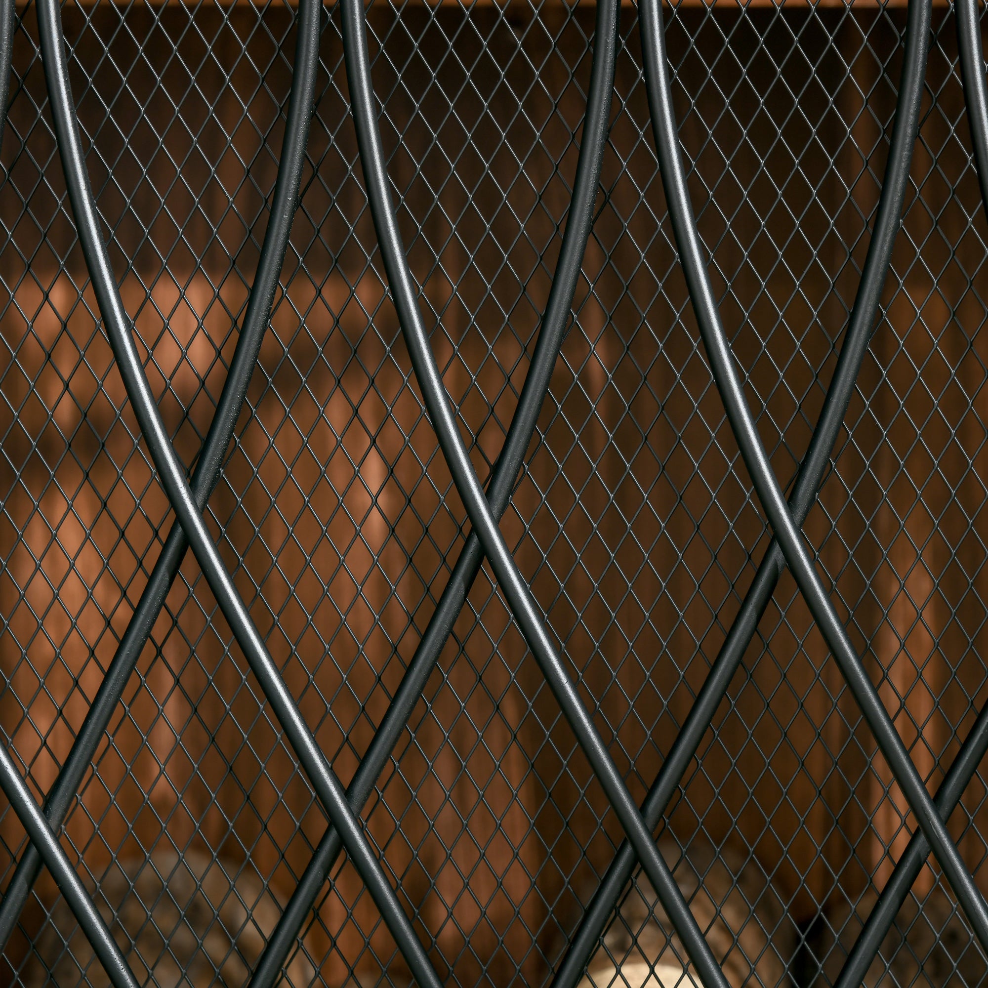 HOMCOM 126cm 3-Panel Metal Folding Fireplace Screen Heat Flame Protective Guard Child Pet Home Spark Barrier Surround w/ Mesh Pattern