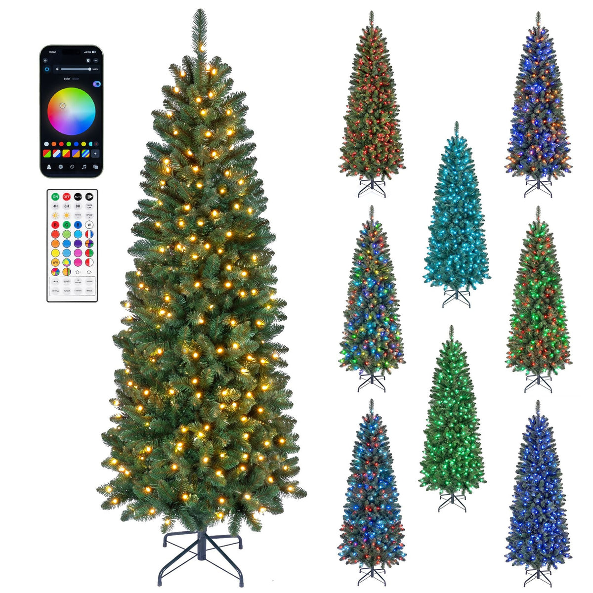 Hinged Pencil Xmas Tree