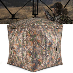Hunting Blind for 2-3 Person 270° See-through Pop-Up Ground Blind